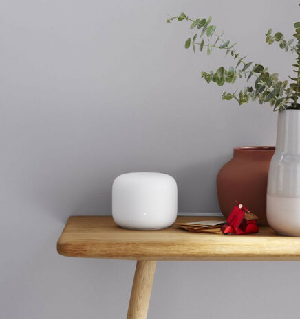 Router voor mesh wifi systeem met dual band en gigabit poorten wit