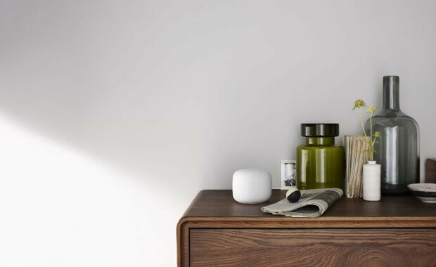 Router voor mesh wifi systeem met dual band en gigabit poorten wit