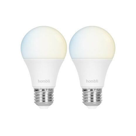 Smart lamp voor verlichting met Wi Fi bediening en grote fitting E27 instelbaar wit licht