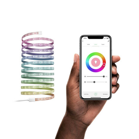 Smart ledstrip voor binnen en buiten met wifi bediening en waterdichte IP67 bescherming