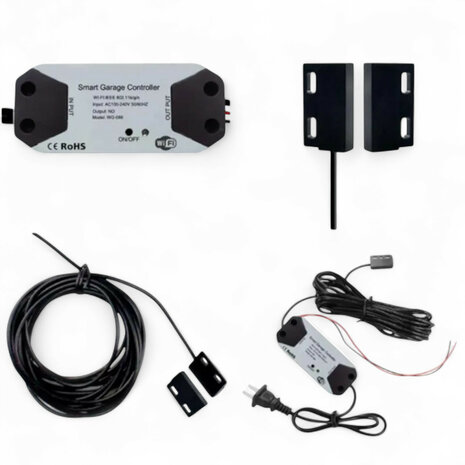 Garagedeur opener voor bestaande aandrijving met wifi bediening en spraakbesturing