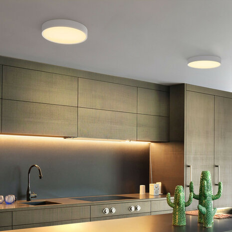 Plafondlamp voor slimme verlichting met Zigbee 3 0 dimfunctie warm wit grote fitting E27 geschikt voor Philips Hue en smart home systemen