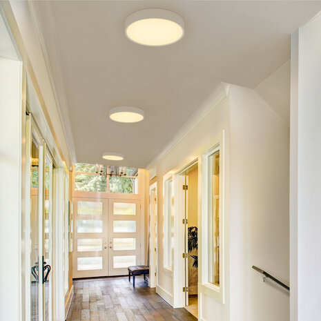 Plafondlamp voor slimme verlichting met Zigbee 3 0 dimfunctie warm wit grote fitting E27 geschikt voor Philips Hue en smart home systemen