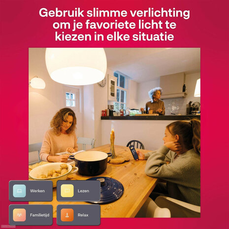 Slimme E27 lamp voor sfeerverlichting met instelbare kleurtemperatuur en Zigbee 3 0 draadloze bediening set van 2
