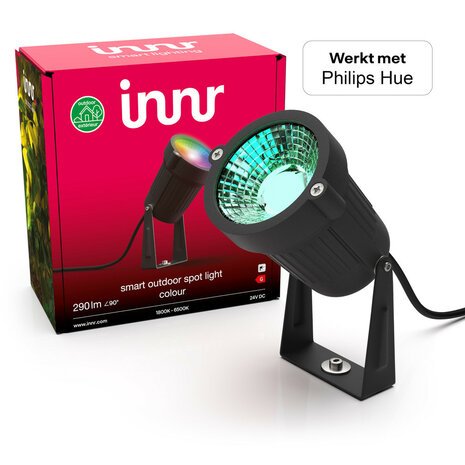 Buitenspot uitbreiding voor Innr OSL 132 C systeem met laagspanning en Zigbee communicatie