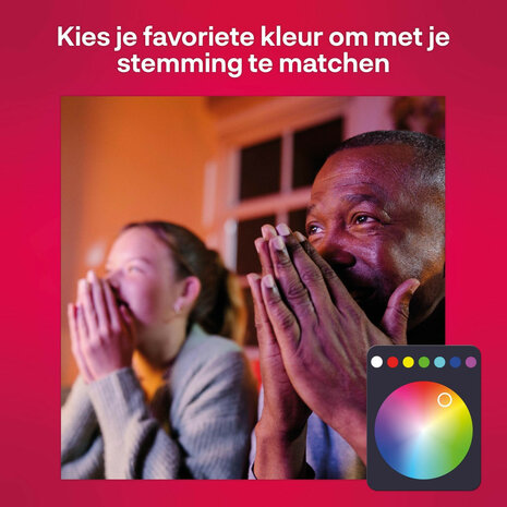 Kleur lamp voor binnen met Zigbee 3 0 systeem en 167 miljoen kleuren dimbaar E27 fitting