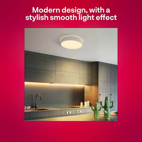 Plafondlamp voor slimme verlichting met Zigbee 3 0 dimfunctie tot 025 procent metalen behuizing ronde vorm wit E27 fitting
