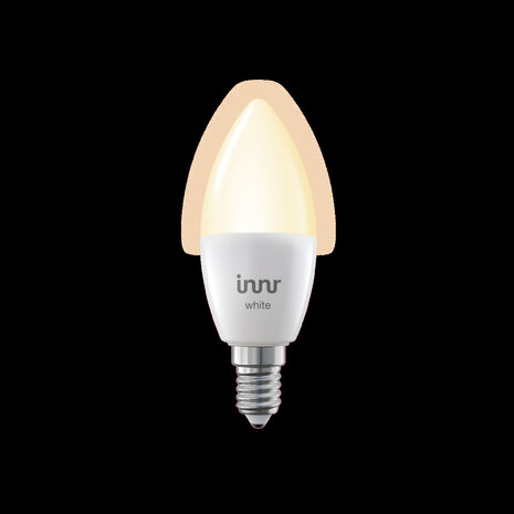 Kaarslamp voor kleine armaturen met Zigbee 3 communicatie en warm wit licht 2700K