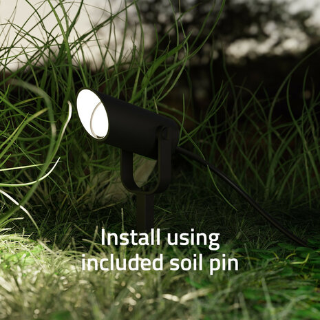 Smart Outdoor Spot uitbreiding buitenverlichting met Bluetooth Mesh en aluminium behuizing
