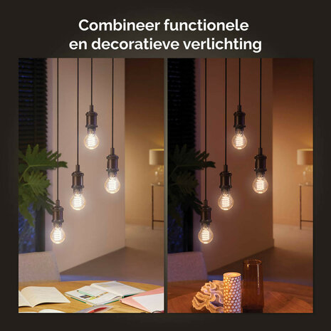 Globe lamp voor slimme verlichting met Zigbee Bluetooth en instelbaar warm tot daglicht wit licht