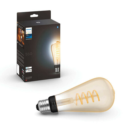 Filament Edison lamp voor slimme verlichting met Bluetooth Zigbee verstelbare lichtkleur E27 fitting