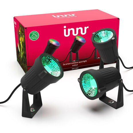 Buitenspots voor tuin met Zigbee 3 0 systeem en kleurverlichting