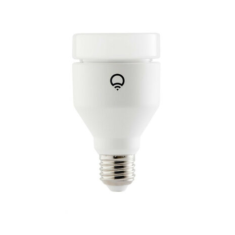 Kleur lamp voor binnen met wifi bediening grote fitting E27 1200 lumen helderheid plastic behuizing