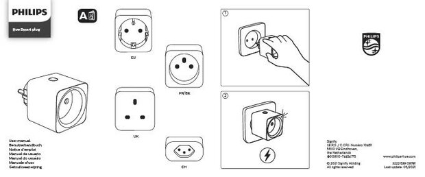 Tussenstekker voor smart home systeem met Zigbee Bluetooth en 2300 watt vermogen