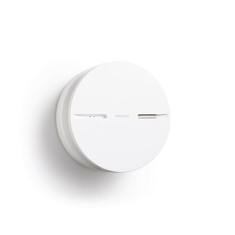 Slimme rookmelder voor woning met wifi verbinding en lange batterijduur set van 2 stuks wit kunststof