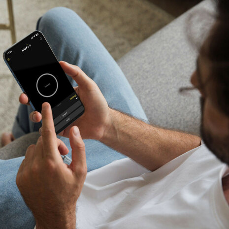 Smart slot voor bestaande cilinder met bluetooth en matter ondersteuning wit kunststof batterijbediening