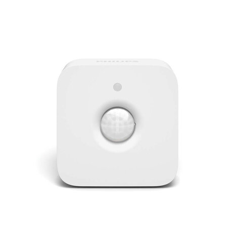 Bewegingssensor voor slimme verlichting met Zigbee 3 0 draadloze communicatie en daglichtsensor geschikt voor Philips Hue platform wit kunststof