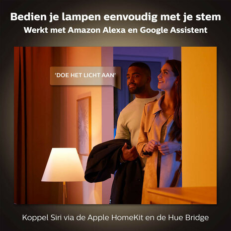 Ledstrip voor verlichting met Zigbee Bluetooth bediening en koppelstuk kleur Philips Hue 1 meter