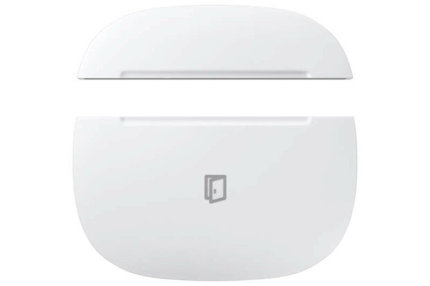 Sensor voor deuren en ramen met Zigbee 3 0 en SmartThings integratie detectie open dicht snelheid en trillingen wit kunststof batterijgevoed