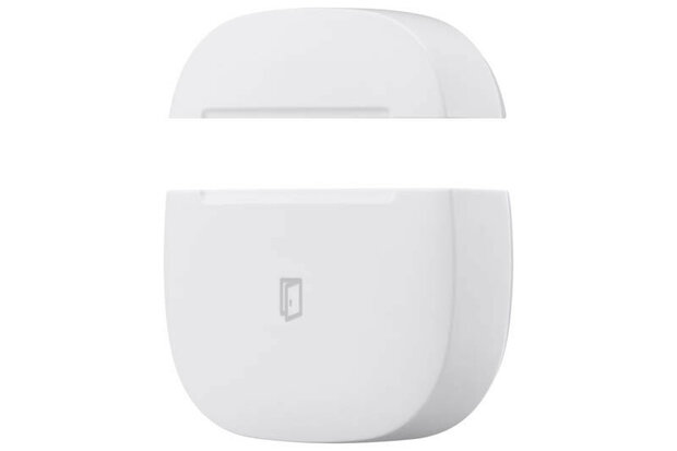 Sensor voor deuren en ramen met Zigbee 3 0 en SmartThings integratie detectie open dicht snelheid en trillingen wit kunststof batterijgevoed