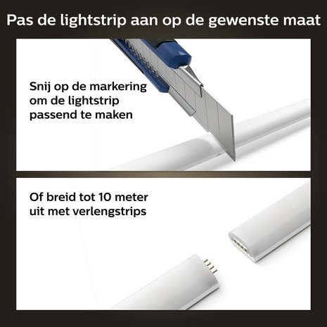 Ledstrip voor slimme verlichting met Bluetooth Zigbee 3 0 meerdere kleuren 2 meter lang uitbreidbaar