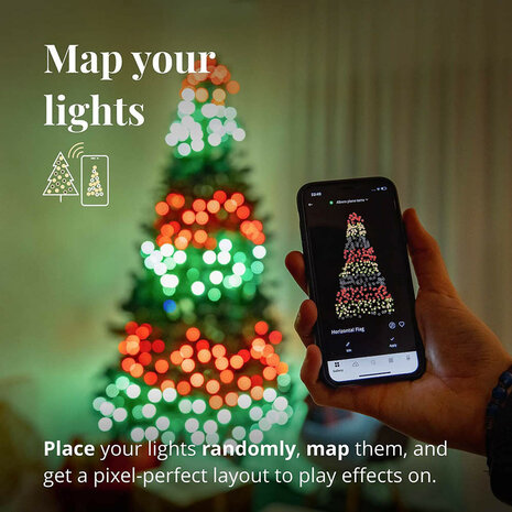 Twinkly Smart Kerstverlichting voor binnen en buiten met 400 kleuren led lampjes en wifi bediening
