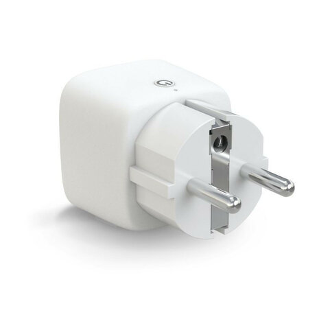 Slimme tussenstekker voor smart home systeem met app bediening en Hue compatibiliteit wit 2 pack