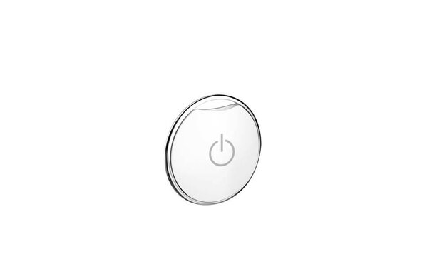Sleutelhanger voor bediening Bold Smart Lock met Bluetooth 5 en eenvoudige installatie set van vier wit kunststof