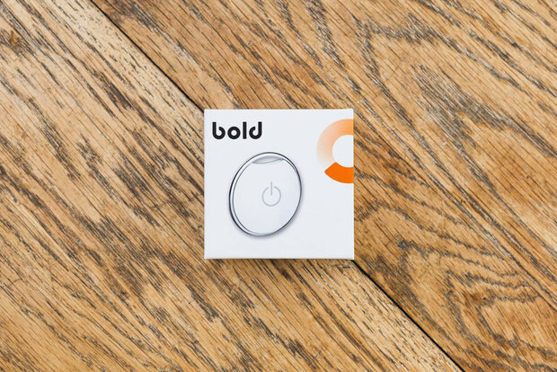 Sleutelhanger voor bediening Bold Smart Lock met Bluetooth 5 en eenvoudige installatie set van vier wit kunststof