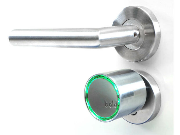 Slimme cilinder voor deurbeveiliging met Bluetooth app bediening pincode en SKG beveiliging