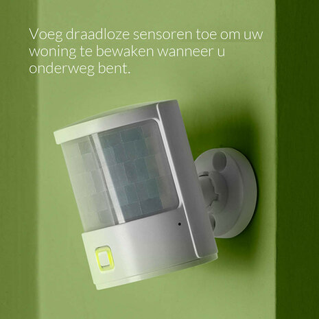 Bewegingssensor voor smart home systeem met Zigbee 3 0 en detectiebereik van 8 meter