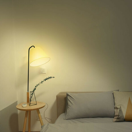 Smart spot voor binnenverlichting met wifi bediening en tunable wit licht gu10 fitting