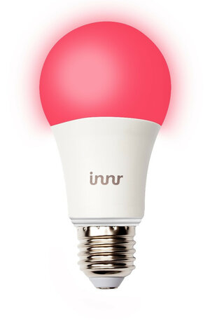 Kleur dimbare lamp voor Innr systeem binnen met app bediening en E27 fitting 3 stuks RGB wit licht