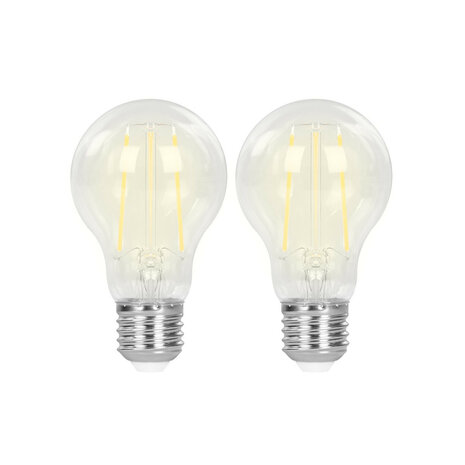 Smart lamp filament voor verlichting met wifi en grote fitting E27 helder licht 2 pack