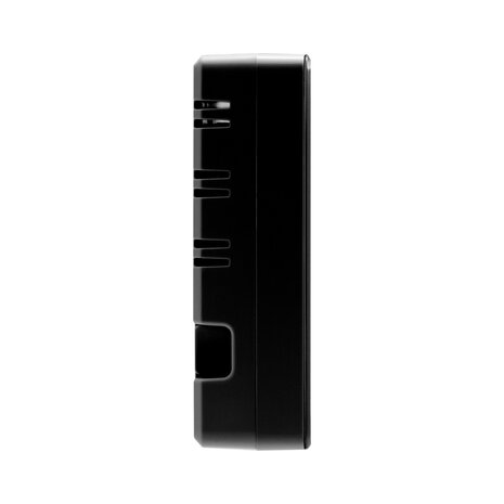 Wifi Surface-Mounted Thermostat with Touchscreen for Central Heating System (with Statistics) - Black