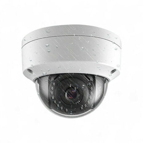 Wifi beveiligingscamera voor binnen met 4MP resolutie groothoeklens en nachtzicht