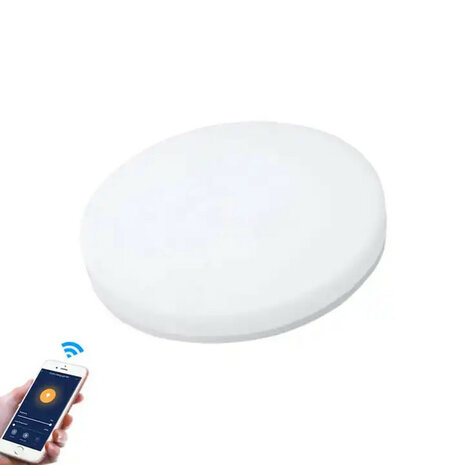 Slimme waterdichte plafondlamp voor residentieel gebruik met wifi bediening