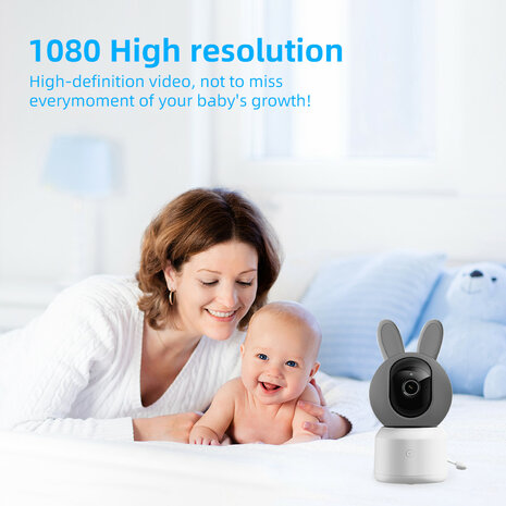 Babyfoon camera voor bewaking met Wifi en huil detectie