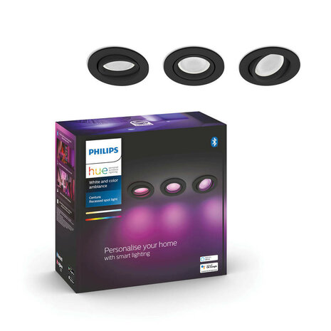 Inbouwspot voor slimme verlichting met Zigbee Bluetooth en verwisselbare spots 3 stuks