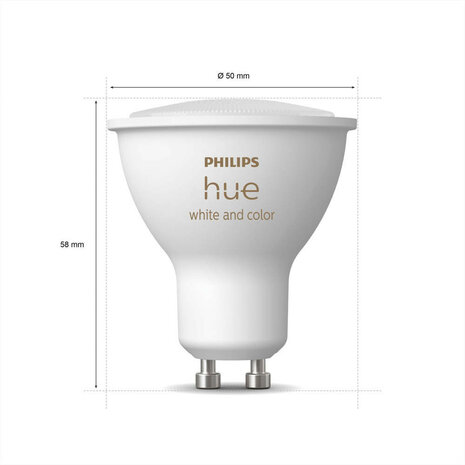 Philips Hue GU10 spotverlichting voor slimme verlichting met Zigbee Bluetooth en kleurinstelling