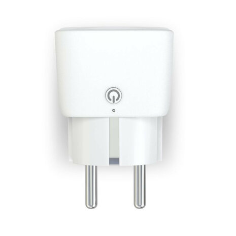 Slimme tussenstekker voor smart home systeem met app bediening en Hue compatibiliteit wit 2 pack