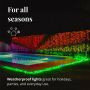 Kerstverlichting voor binnen en buiten met 250 kleuren ledlampjes en wifi bediening