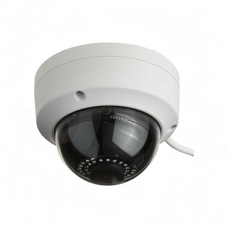 Dome beveiligingscamera binnen 4MP met nachtzicht 15m en microSD opslag, wit
