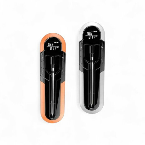 Wireless BBQ Thermometer Gray 150 Meter