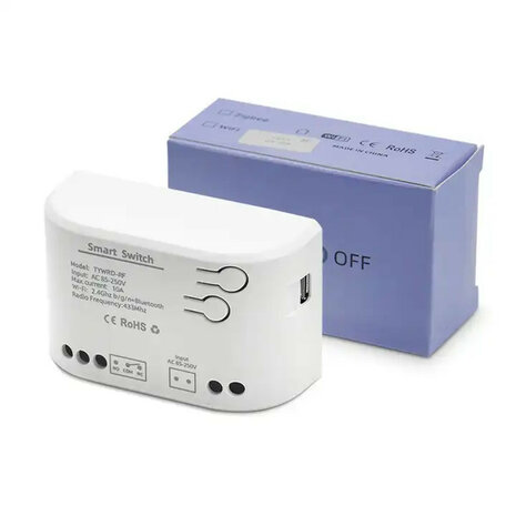 Smart Switch (COM/NO/NC) voor schakelen met Wifi app bediening en 10 Ampere capaciteit