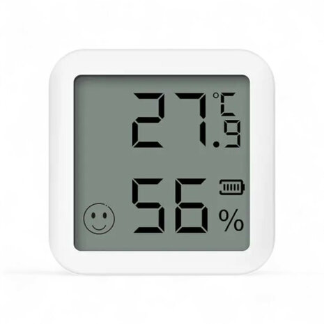 Thermometer en hygrometer voor binnen met real time monitoring en groot display