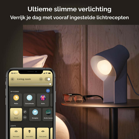 Lamp voor verlichting met E27 fitting en instelbaar wit tint