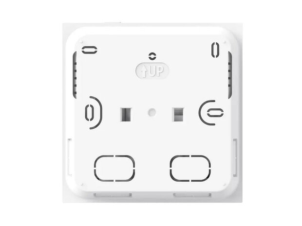 Slimme wifi inbouwthermostaat zwart voor boiler, cv-ketel en vloerverwarming