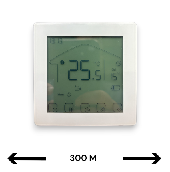 Wifi Draadloze Thermostaat met Touchscreen voor C.V. Installatie (wit)