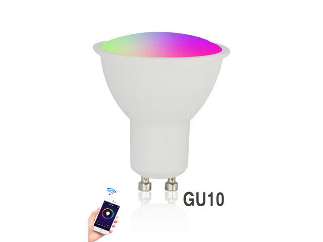 3-PACK | WiFi Slimme spotlight GU10 5W RGB+CW